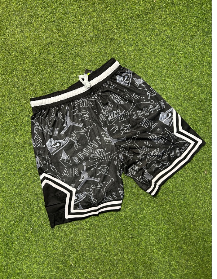 BERMUDA DRIFIT- PRETO E BRANCO JORDAN