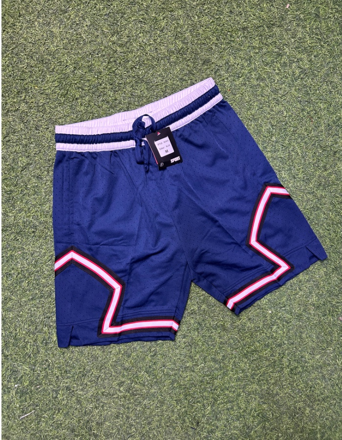 BERMUDA DRIFIT- AZUL E VERMELHO