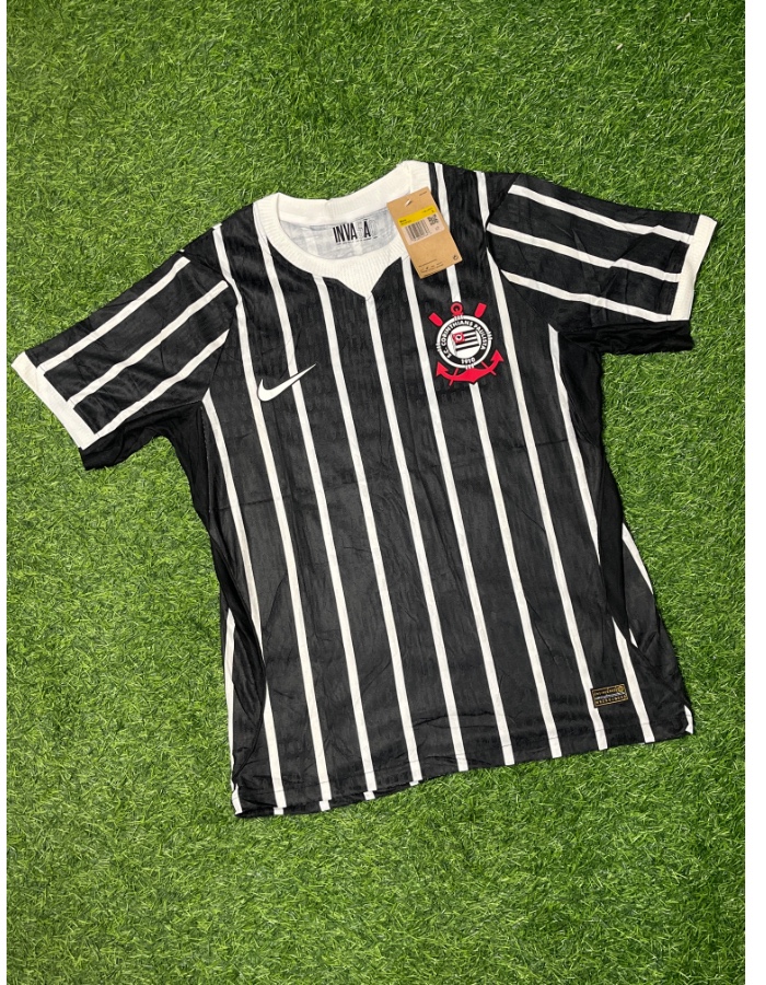 CAMISA CORINTHIANS JOGADOR II PRETO+ BRANCO