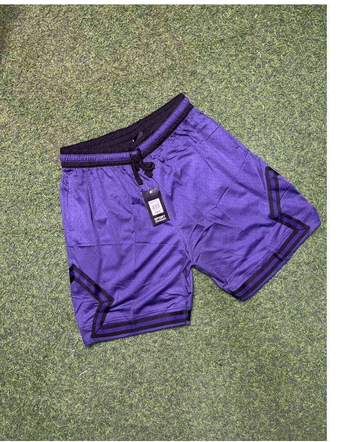 BERMUDA DRIFIT- ROXO E PRETO