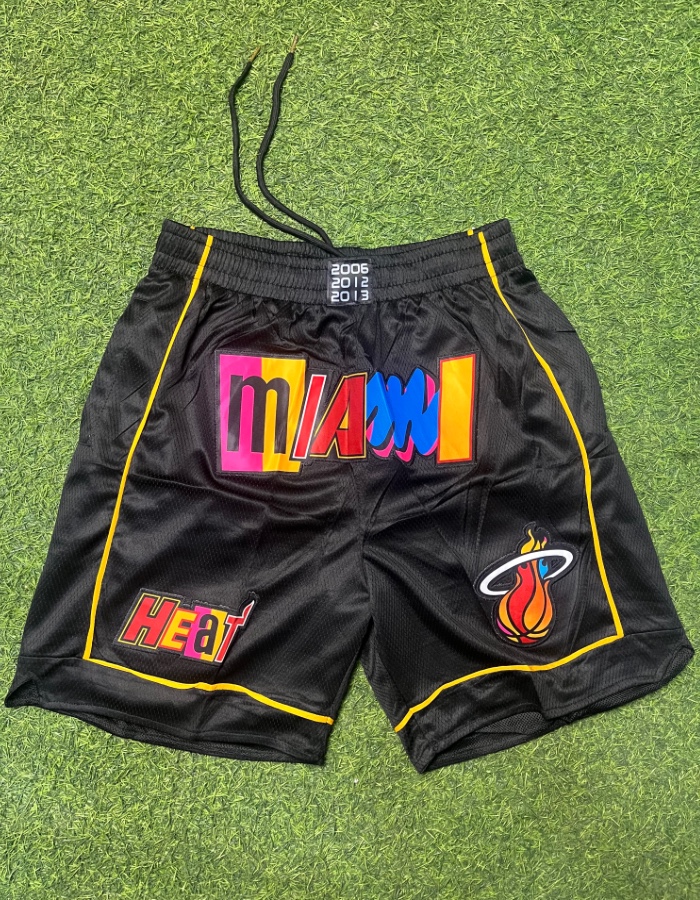 SHORT MIAMI HEAT CITY EDITION DIAMANTE 75TH