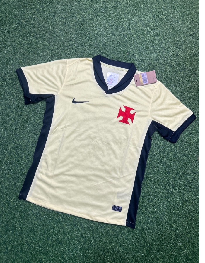 CAMISA TORCEDOR VASCO  III  AMARELO+PRETO
