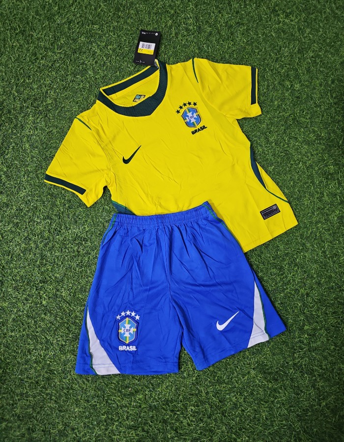 KIT INFANTIL SELEÇÃO BRASIL HOME COPA 2026